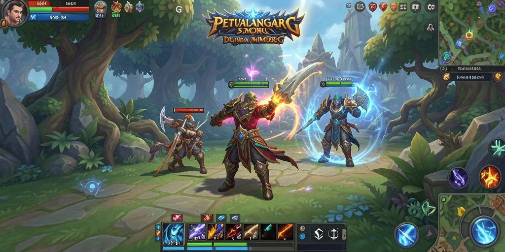 Screenshot menampilkan aksi seru dalam permainan MMORPG 66K.