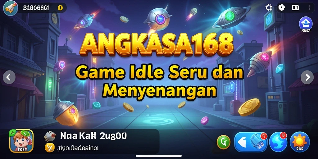 Tampilan gameplay ANGKASA168 dengan karakter dan sumber daya yang menarik.