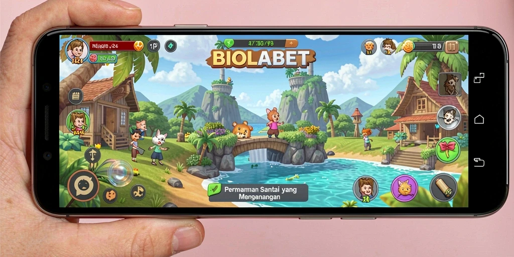 Tampilan gameplay BIOLABET yang seru dan interaktif.