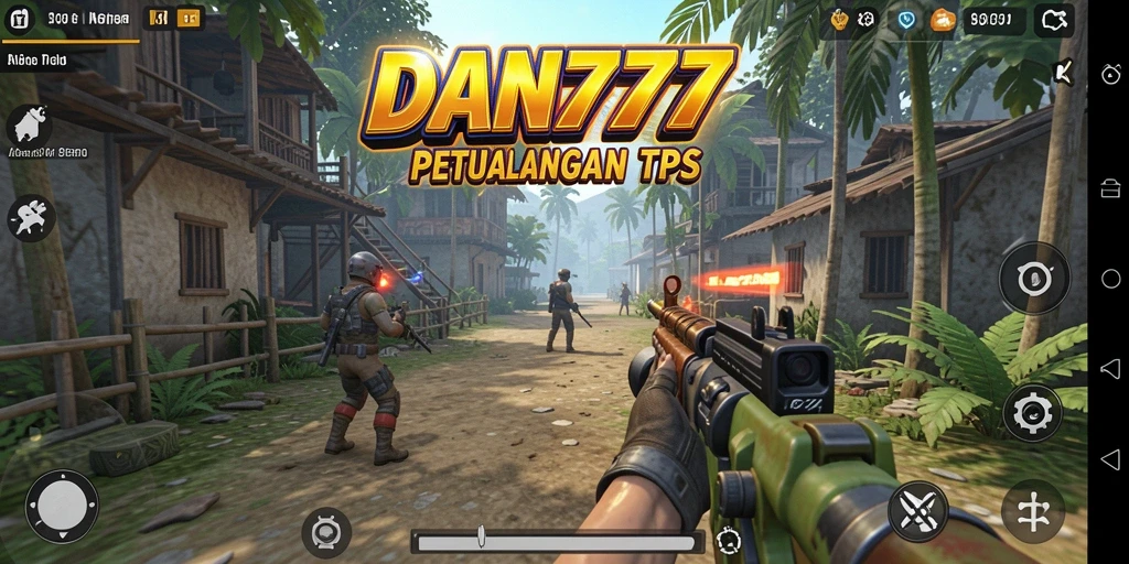 Gameplay seru dari DAN777 dalam mode TPS.