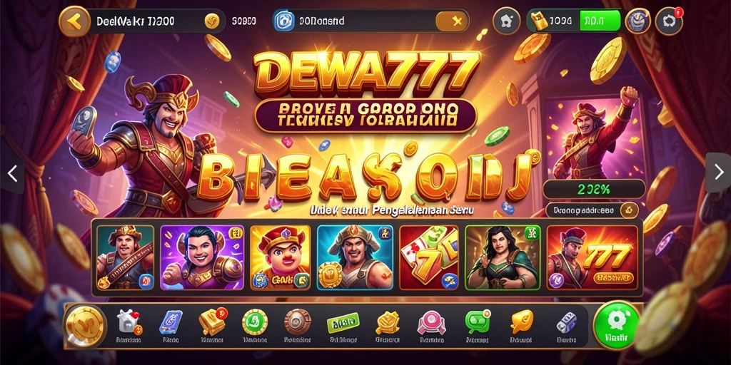 Tampilan gameplay DEWA777 di dunia Kasino yang mendebarkan.