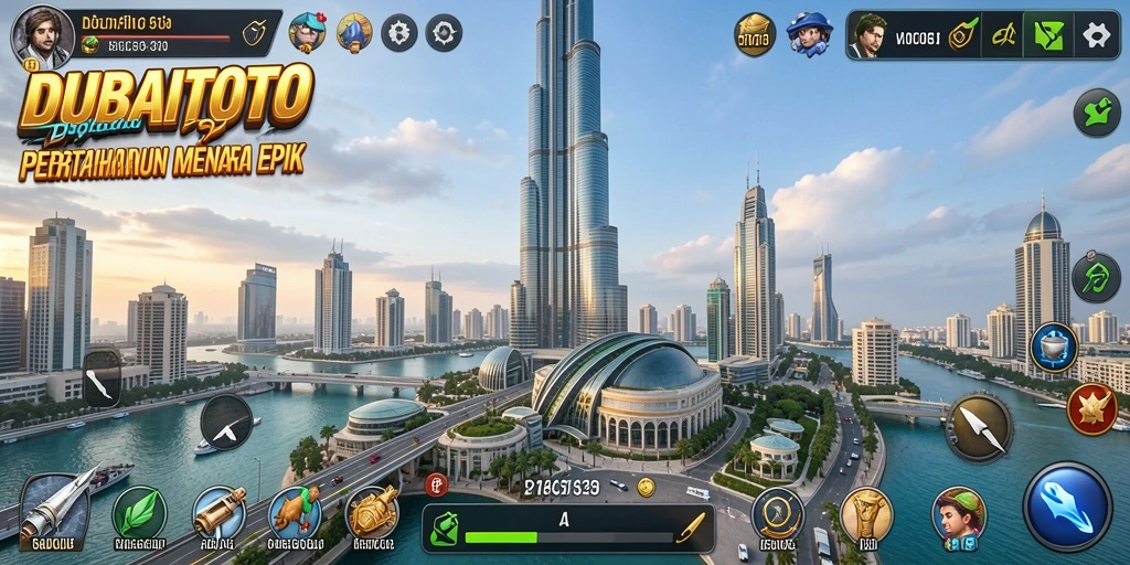 Tampilan gameplay DUBAITOTO yang seru dan menantang.