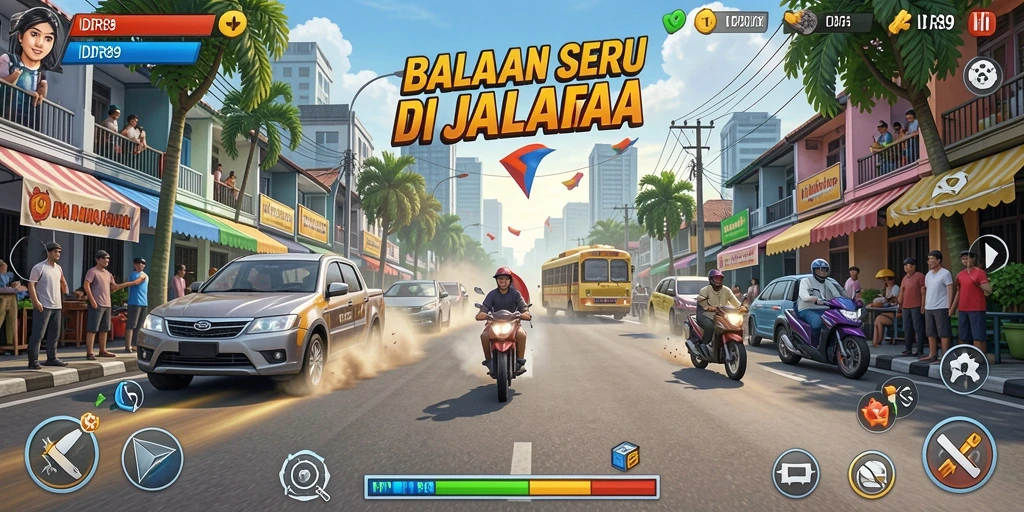 Gameplay intens balapan luar biasa di IDR89.