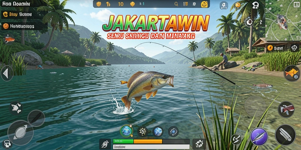 Tangkapan ikan besar dalam permainan JAKARTAWIN yang seru.