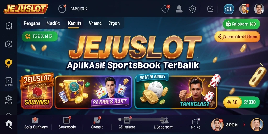 Tampilan grafis JEJUSLOT yang memukau saat gameplay Sportsbook.