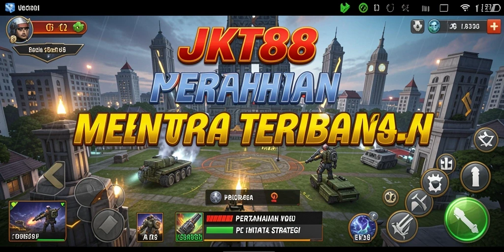 Gameplay seru Tower Defense di JKT88 dengan berbagai menara.