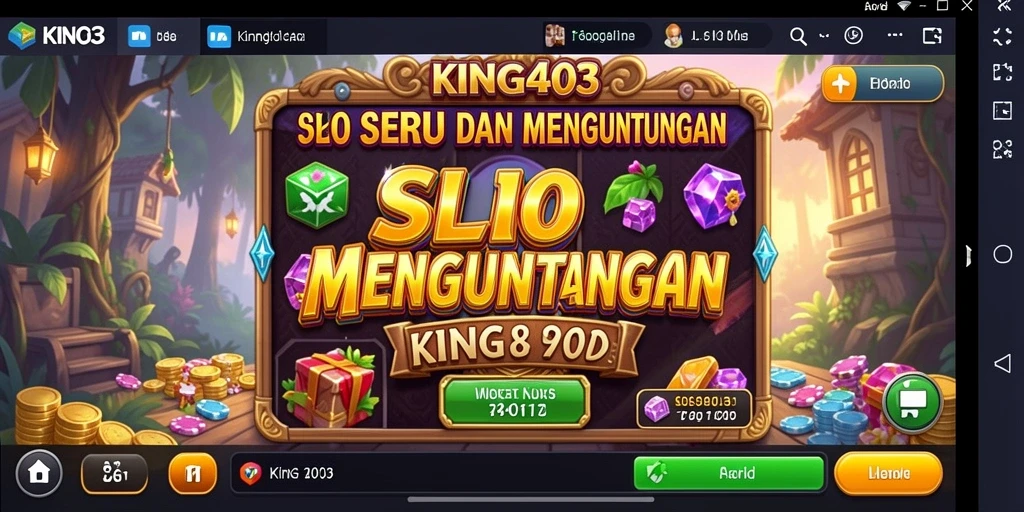 Tampilan gameplay seru dan mengasyikkan dari KING403.
