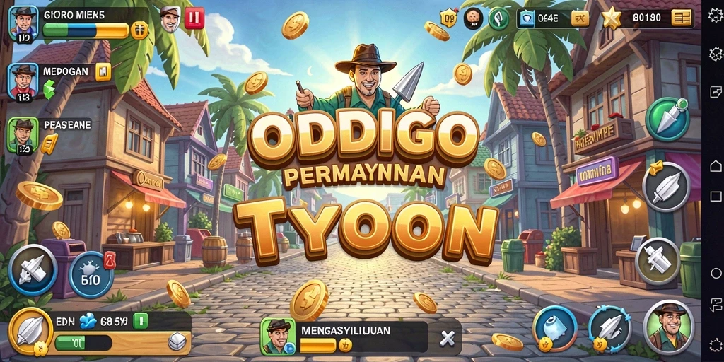 Tampilan gameplay ODDIGO yang menarik dan menantang.