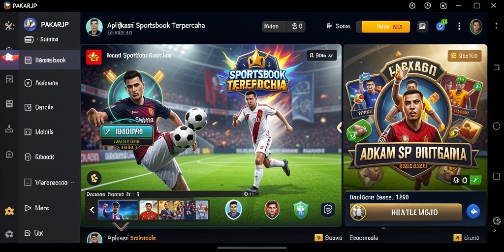 Tampilan menarik dari gameplay Sportsbook di PAKARJP.