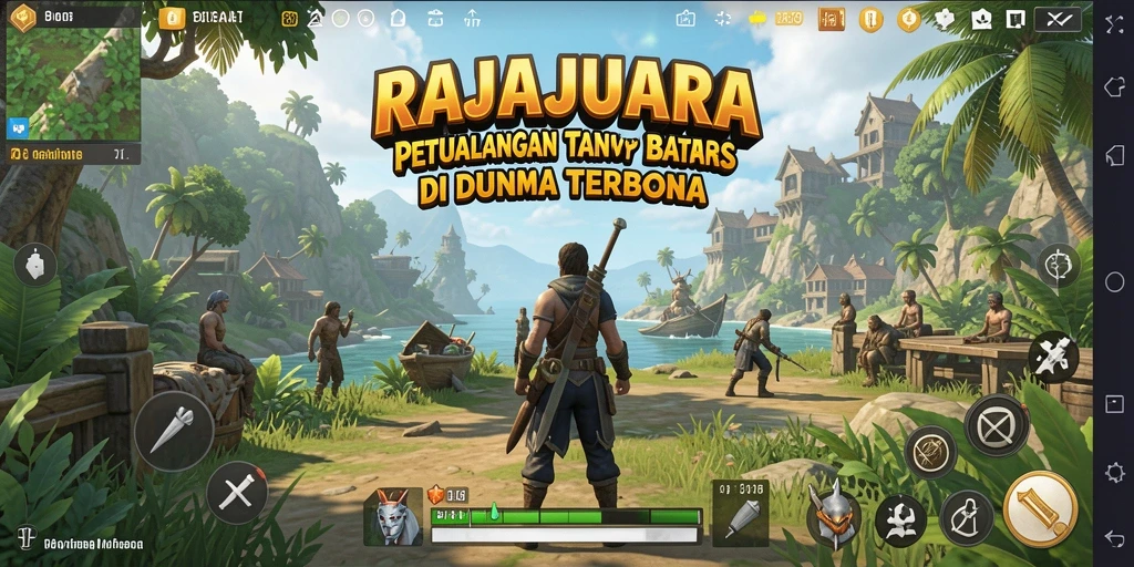 Tampilan menawan dunia terbuka di RAJAJUARA.