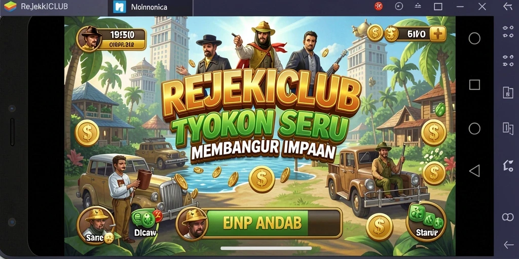 Tampilan menarik dari gameplay Tycoon di REJEKICLUB.