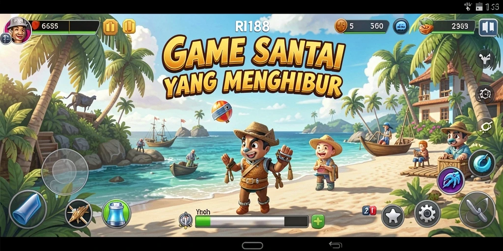 Screenshot utama RI188 menampilkan gameplay yang seru dan menghibur.