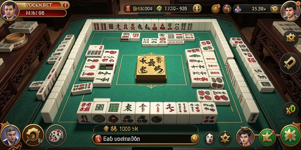 Gameplay menarik dari ROKOKBET dengan grafis Mahjong yang memukau.
