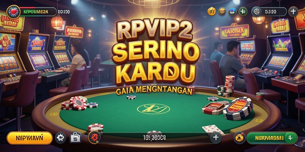 Tampilan menarik dari RPVIP2 yang menyajikan permainan Kasino.
