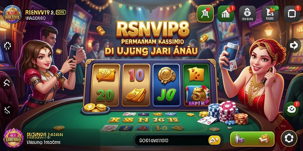 Tampilan gameplay Kasino yang menarik dan mendebarkan.