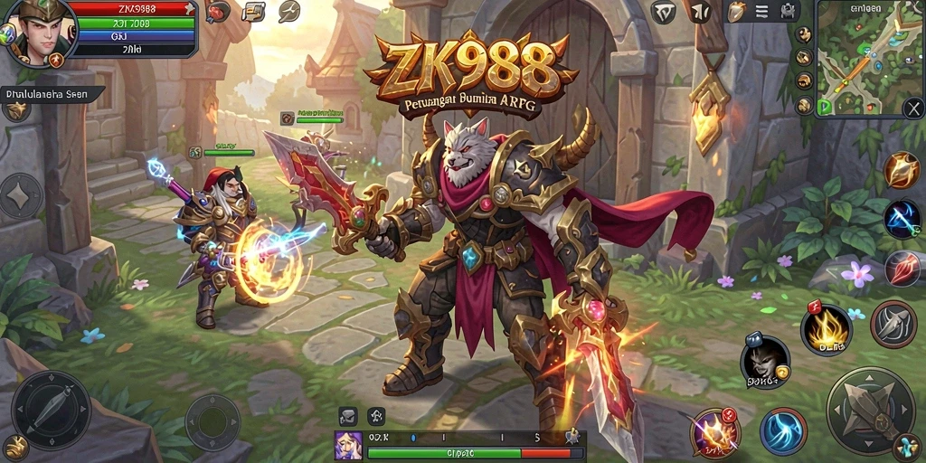 Gameplay ARPG seru dengan pertarungan epik dan eksplorasi mendalam.